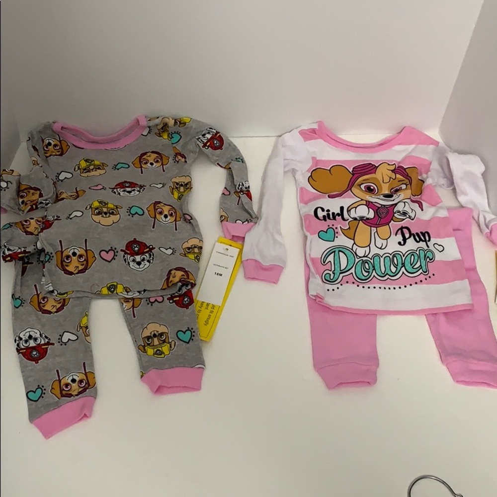 Paw Patrol pajama sets (2) size 18M